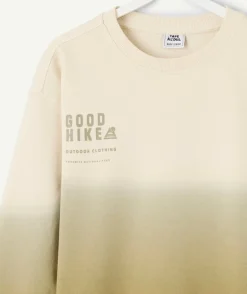 Sweat garçon droit dégradé