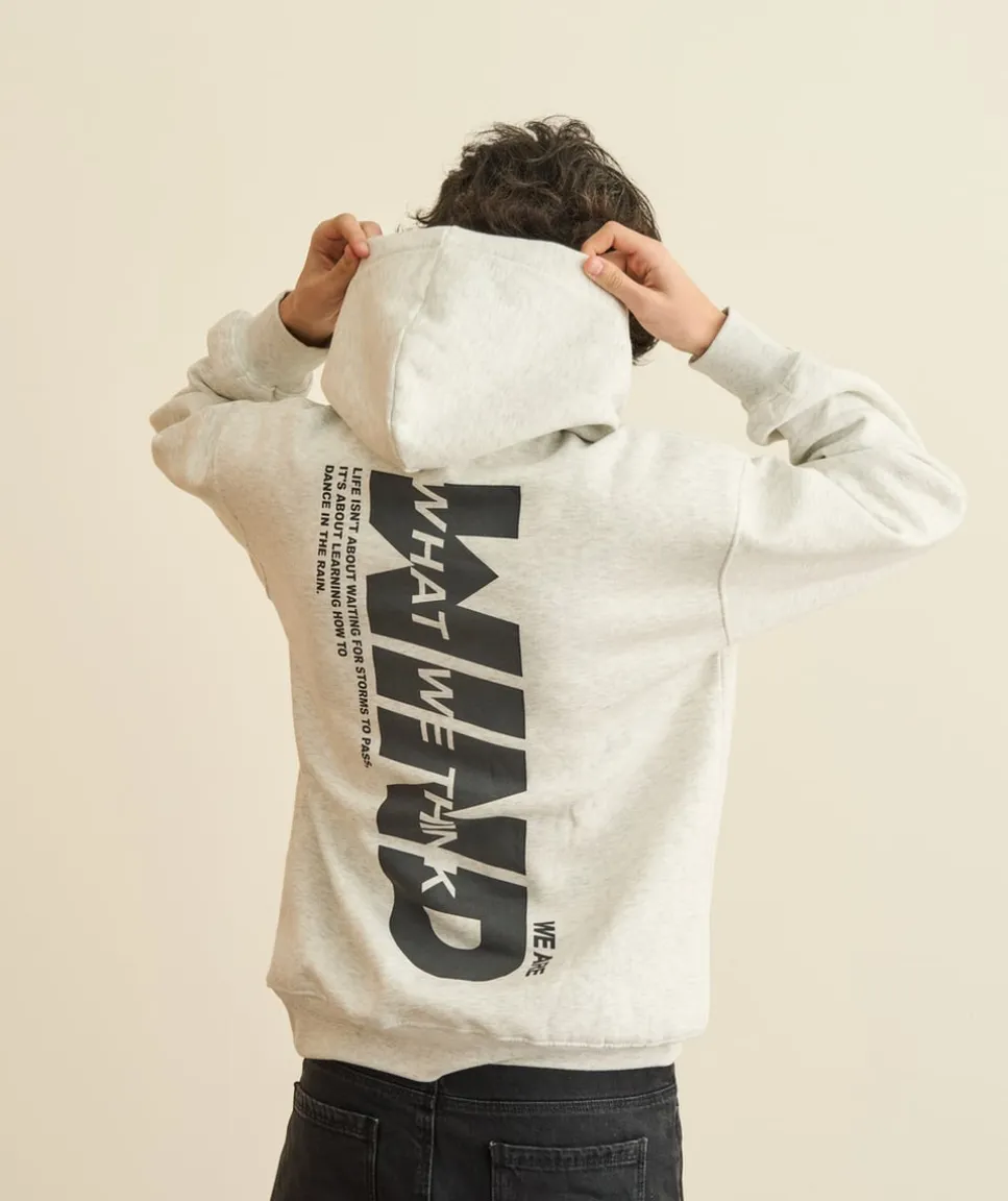 Sweat garçon droit gris