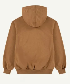 Sweat garçon oversize marron
