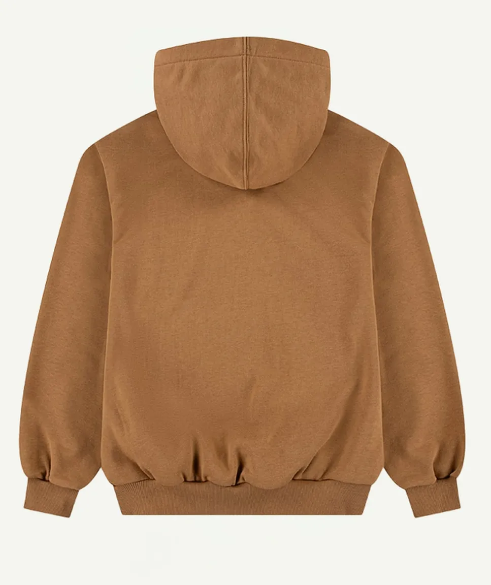 Sweat garçon oversize marron