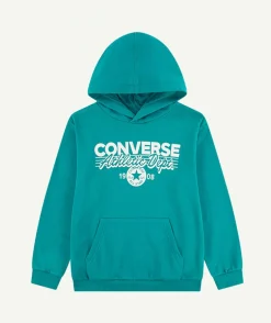 Sweat garçon oversize turquoise
