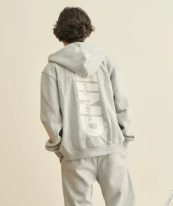Sweat garçon zippé gris