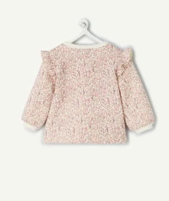Sweat naissance fille imprimé floral