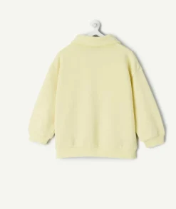 Sweat polo bébé garçon jaune