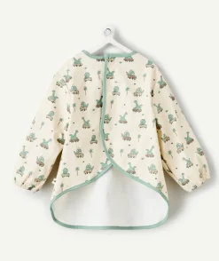 Tablier bébé garçon imprimé dinosaures