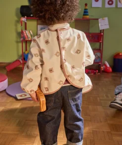 Tablier bébé garçon imprimé oursons