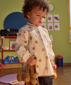 Tablier bébé garçon imprimé oursons