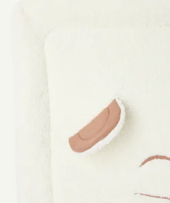 Tapis de parc naissance crème effet sherpa