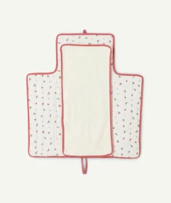 Tapis à langer coton imprimé fleurs