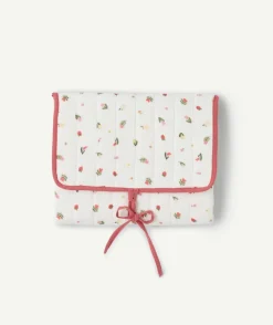Tapis à langer coton imprimé fleurs