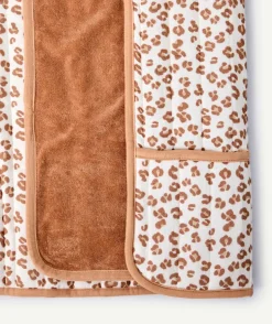 Tapis à langer mixte imprimé léopard