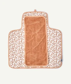 Tapis à langer mixte imprimé léopard