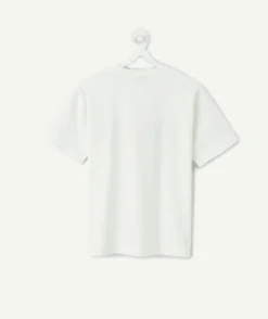 Tee-shirt garçon blanc imprimé los angeles