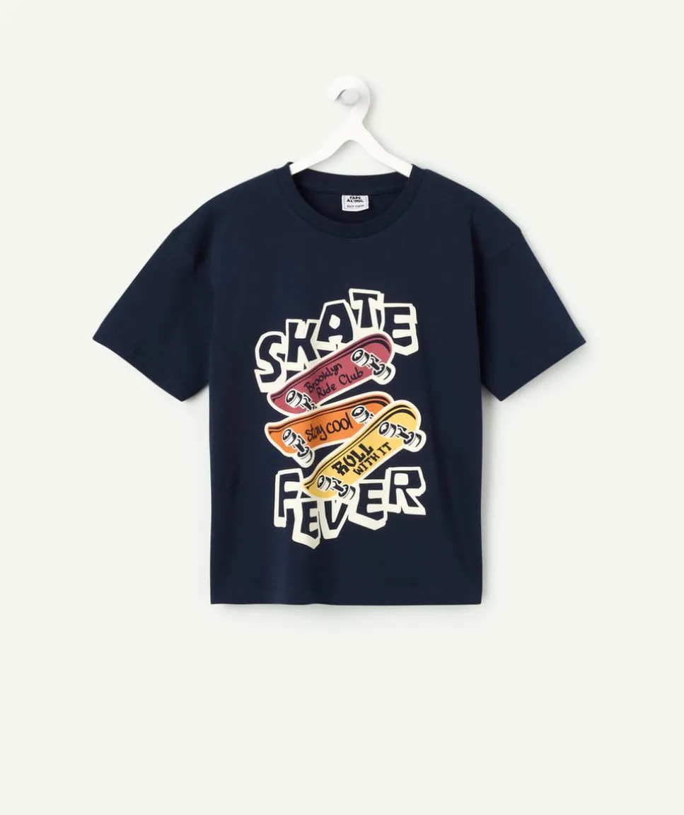 Tee-shirt garçon imprimé skate