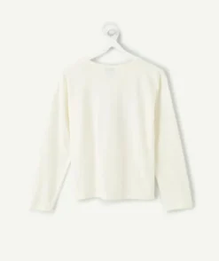 Tee-shirt manches longues fille imprimé tigre