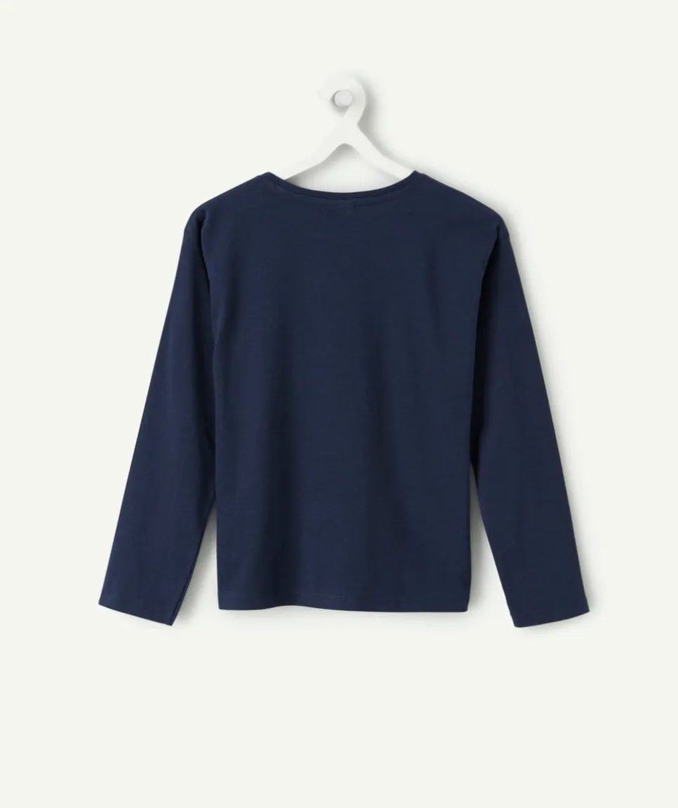 Tee-shirt manches longues fille imprimé cerises