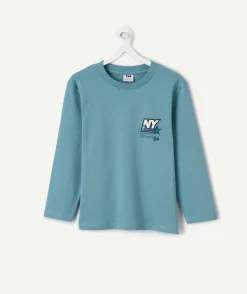 Tee-shirt manches longues garçon imprimé ny