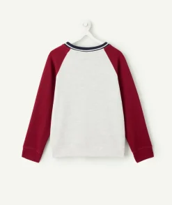 Tee-shirt manches longues garçon oversize imprimé
