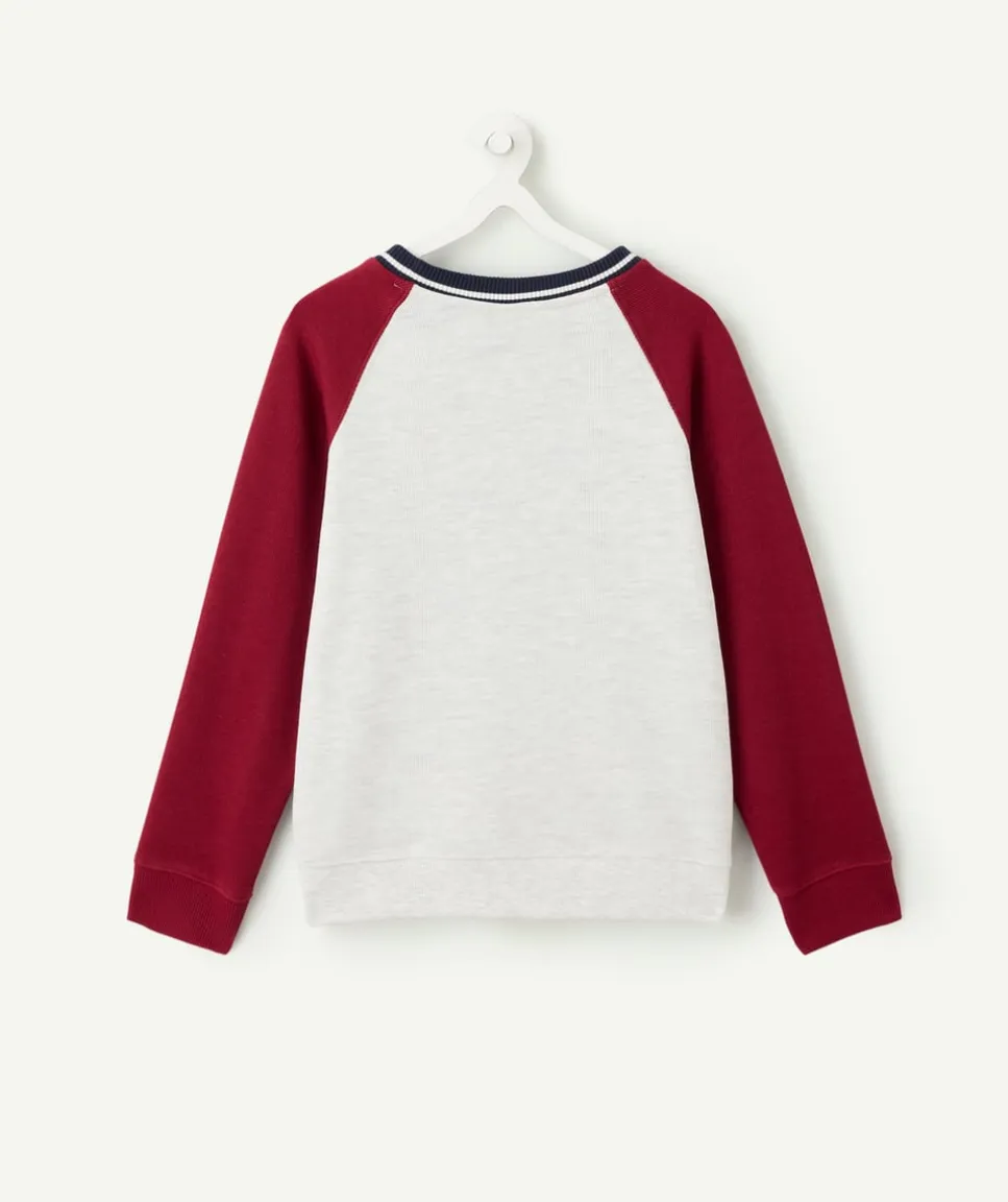 Tee-shirt manches longues garçon oversize imprimé