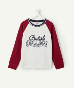 Tee-shirt manches longues garçon oversize imprimé
