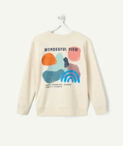Tee-shirt manches longues garçon imprimé dos