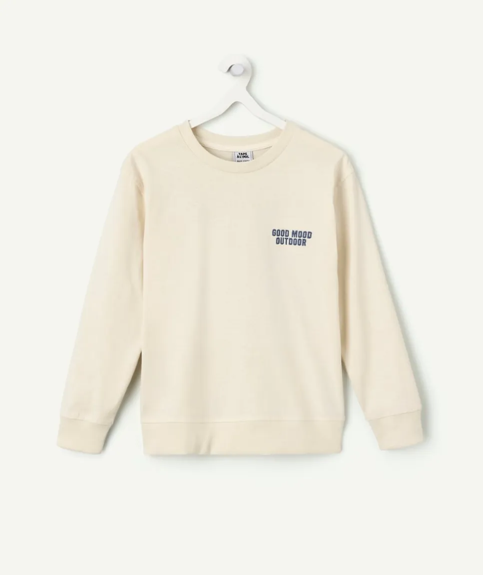 Tee-shirt manches longues garçon imprimé dos
