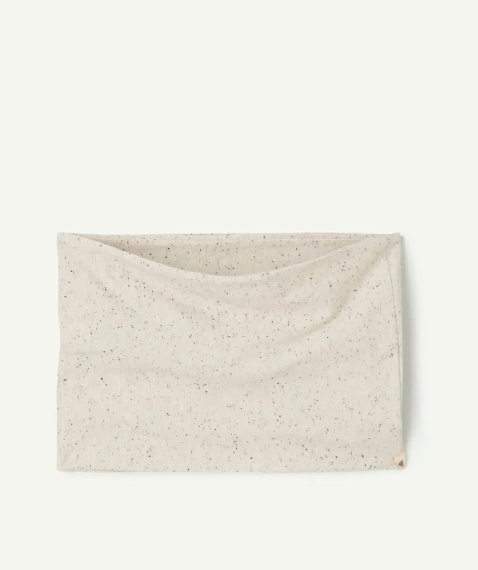 Tour de cou garçon coton beige