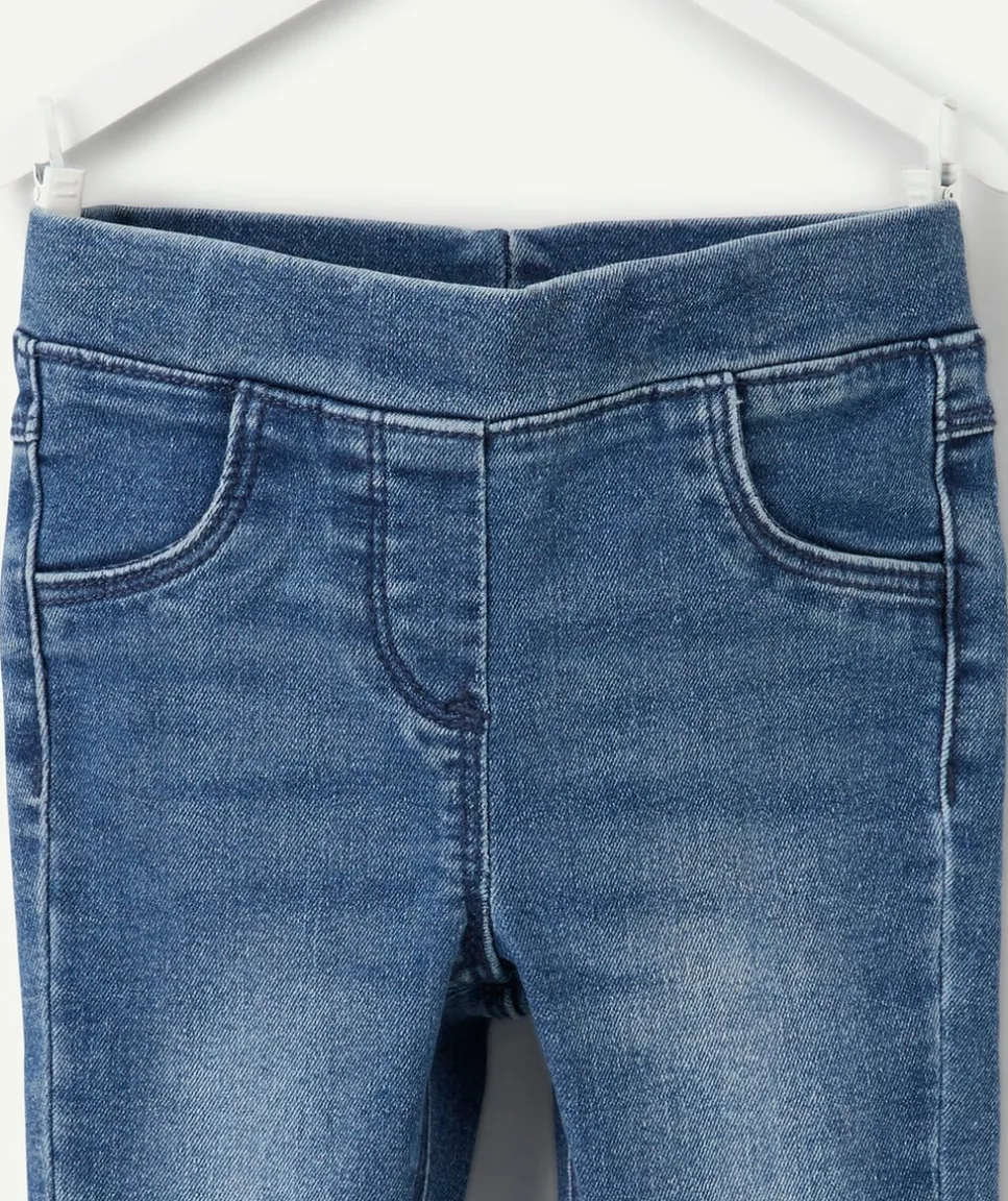 Tregging bébé fille denim usé