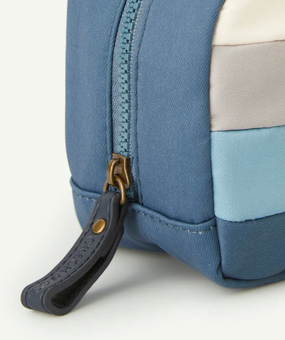 Trousse bleue imperméale enfant en fibres recyclées