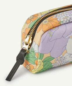 Trousse imprimée floral colorée 19 x 9 x 7,5 cm