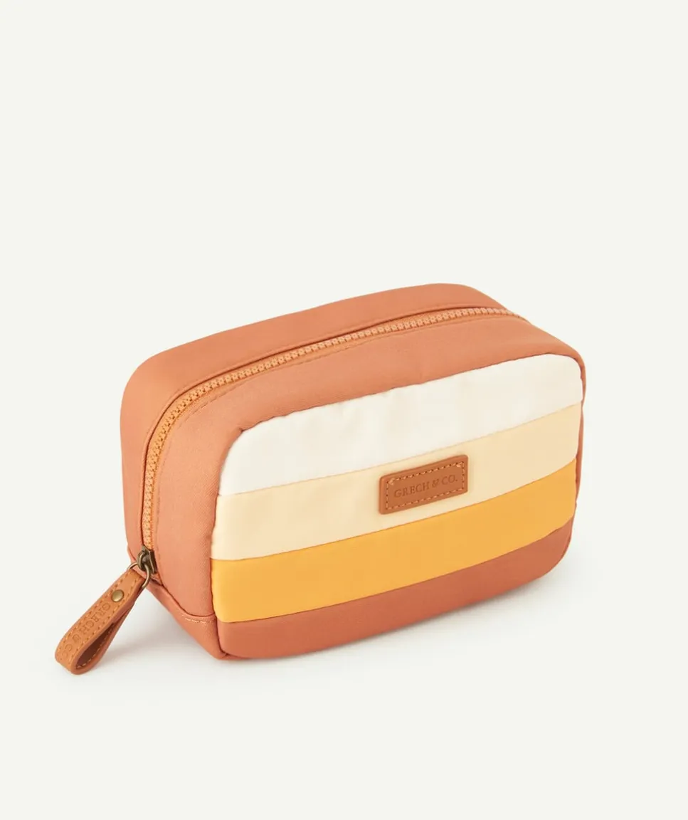 Trousse orange imperméale enfant en fibres recyclées