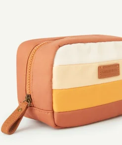 Trousse orange imperméale enfant en fibres recyclées
