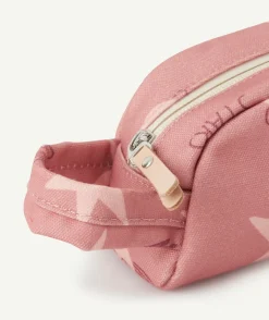 Trousse pour l'ecole fille rose imprimé étoilé