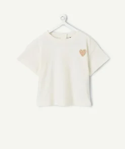 T-shirt bébé fille blanc