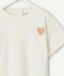 T-shirt bébé fille blanc