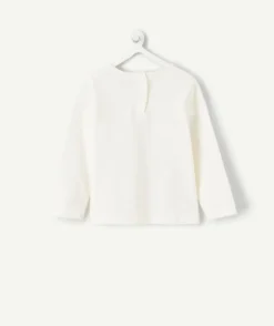 T-shirt bébé fille blanc imprimé