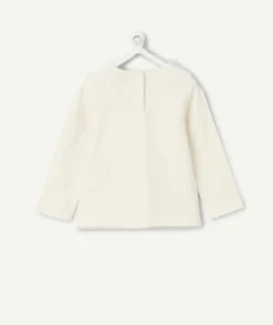T-shirt bébé fille blanc imprimé amour