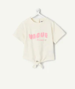 T-shirt bébé fille écu imprimé