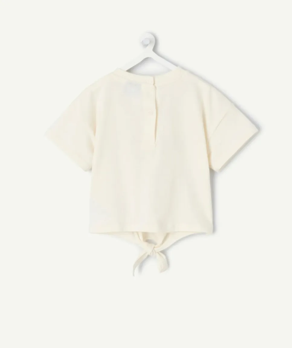 T-shirt bébé fille écu imprimé