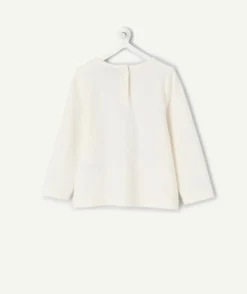 T-shirt bébé fille imprimé blanc