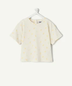 T-shirt bébé fille imprimé citron