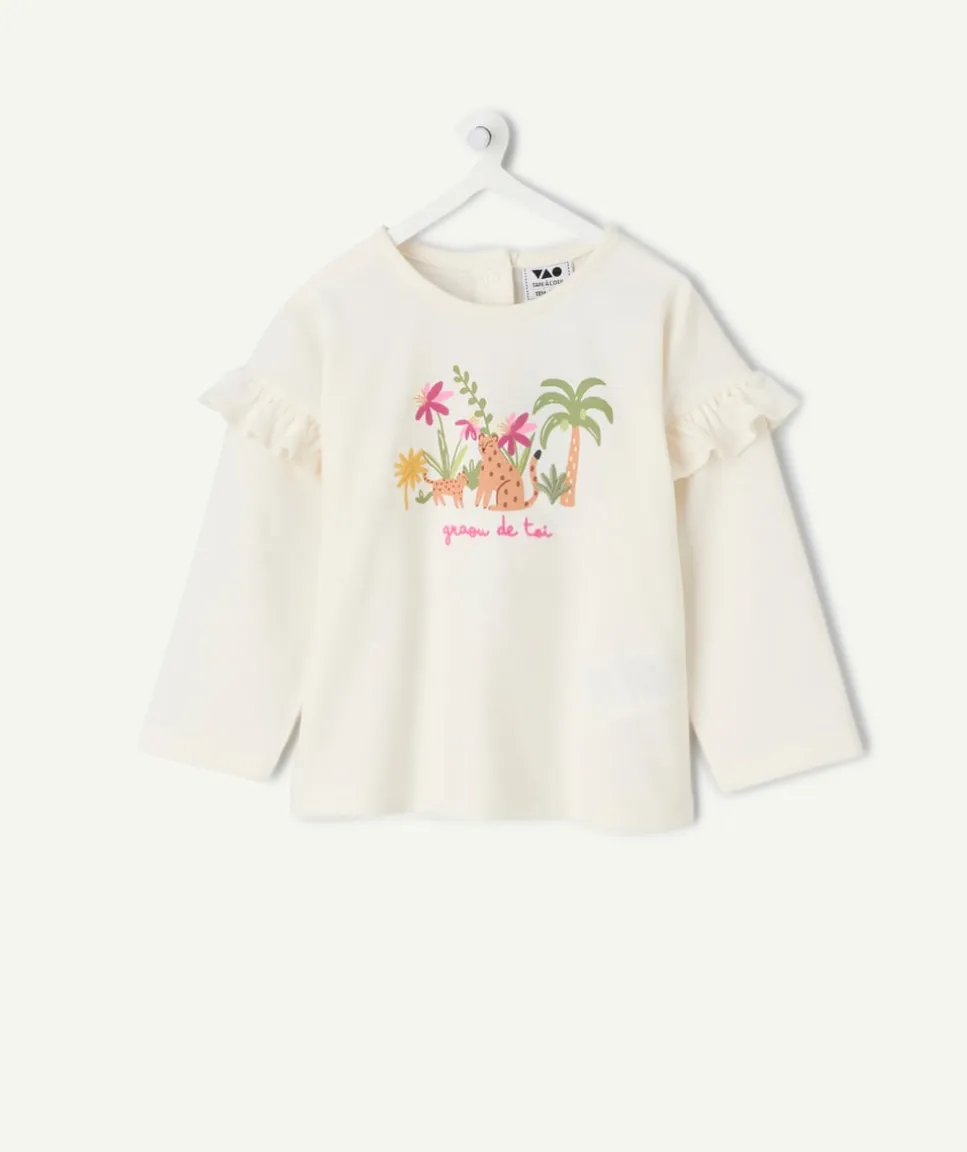 T-shirt bébé fille imprimée