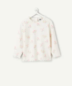 T-shirt bébé fille imprimé floral