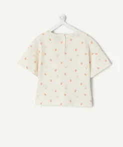 T-shirt bébé fille imprimé fraises