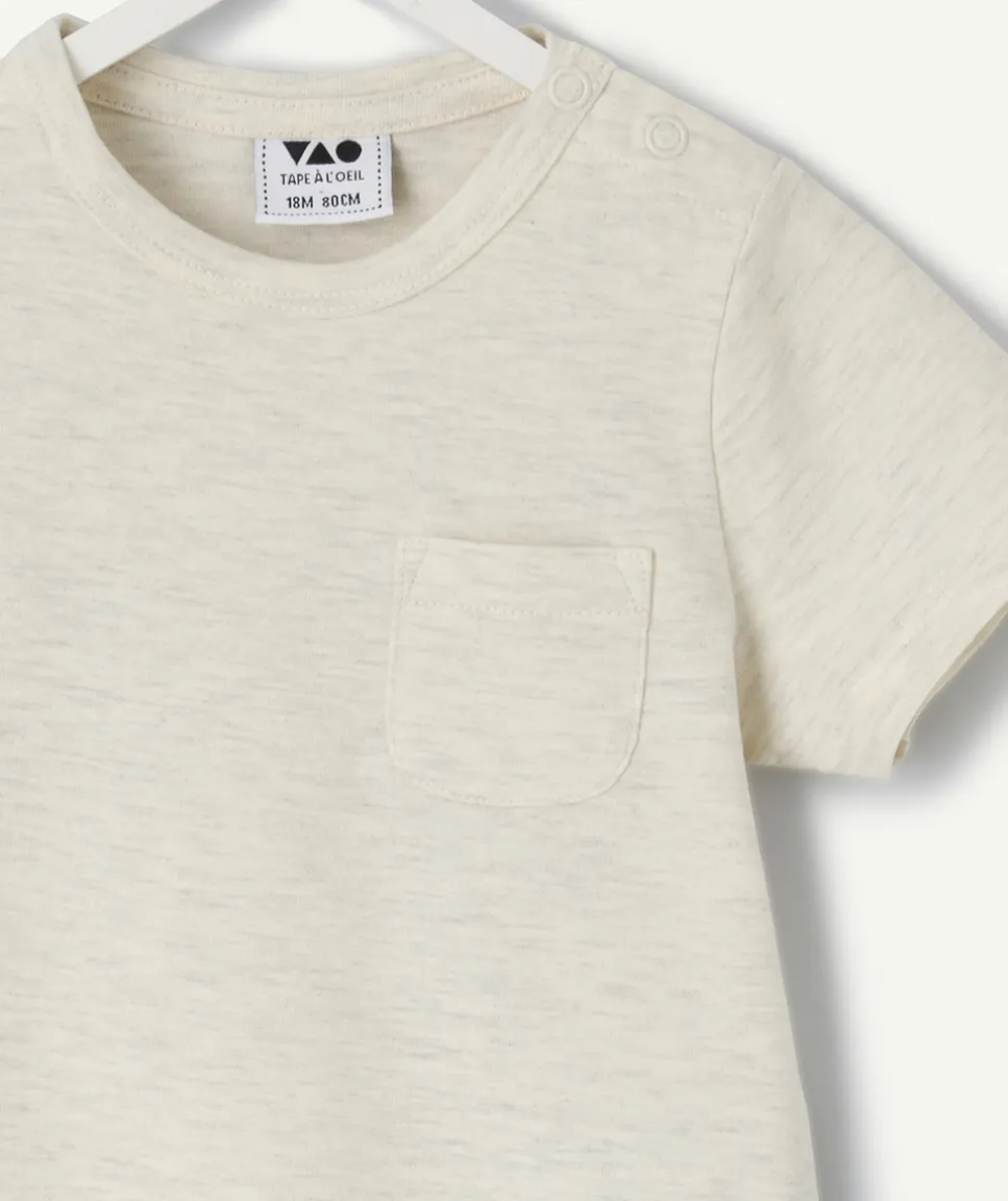 T-shirt bébé garçon beige