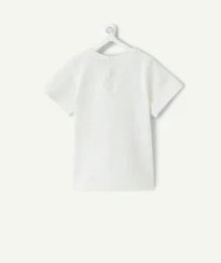 T-shirt bébé garçon blanc imprimé