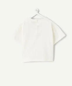 T-shirt bébé garçon blanc imprimé