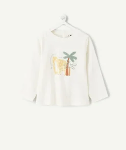 T-shirt bébé garçon blanc imprimé