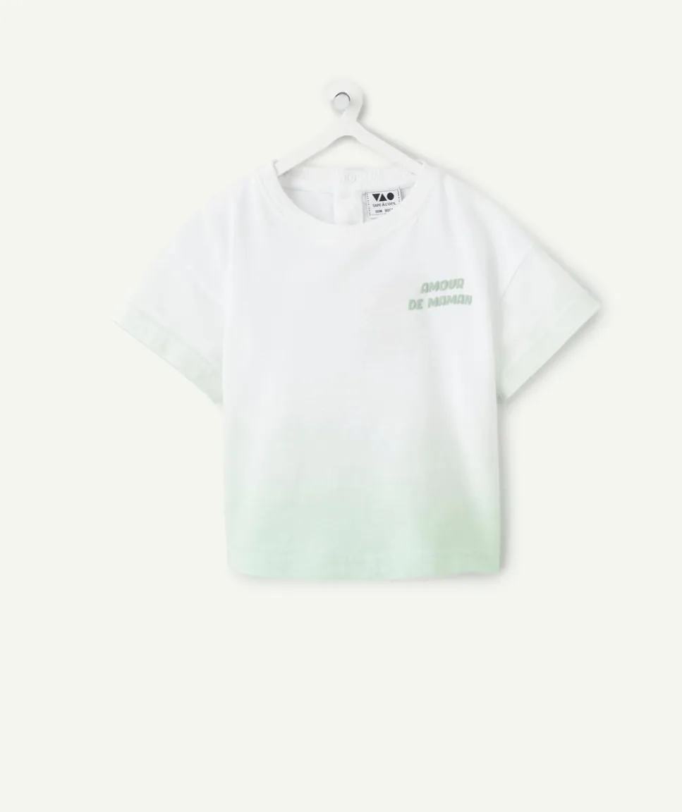 T-shirt bébé garçon blanc imprimé