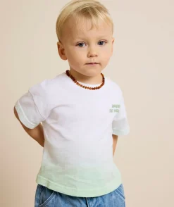T-shirt bébé garçon blanc imprimé